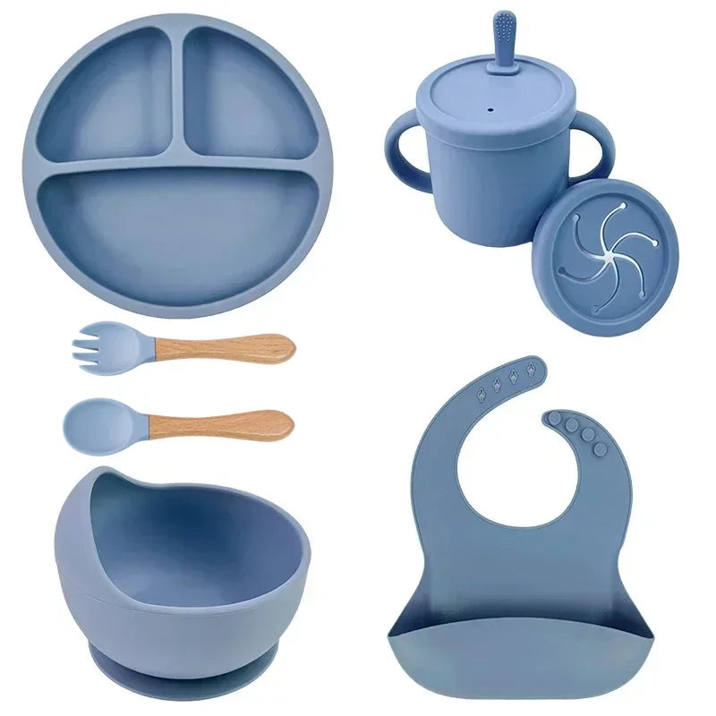 ecoTOT 7-Piece Silicone Meal Set