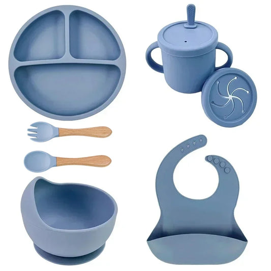 ecoTOT 7-Piece Silicone Meal Set