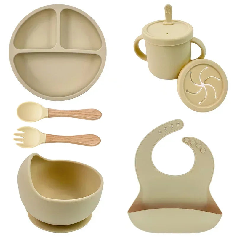 ecoTOT 7-Piece Silicone Meal Set